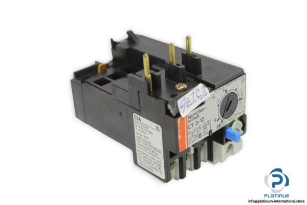 sprecher-schuh-CT-3-12-3.8-6.0A-thermal-overload-relay-(New)