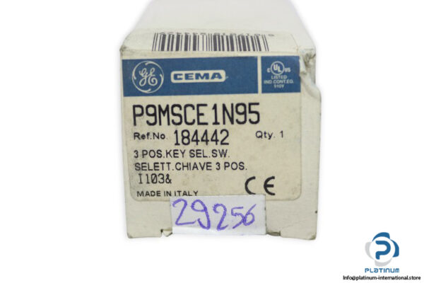 general-electric-P9MSCE1N95-Selector-Switch(new)-2