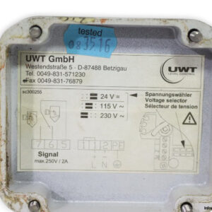 uwt-RN3001-WGSG29-LGS29B-rotary-paddle-level-switch-(Used)-3
