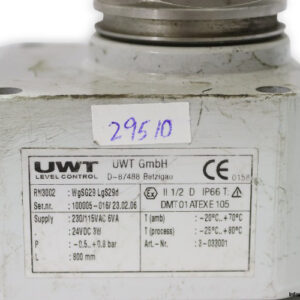 uwt-RN3002-WGSG29LGS29D-rotary-paddle-level-switch-(Used)-4
