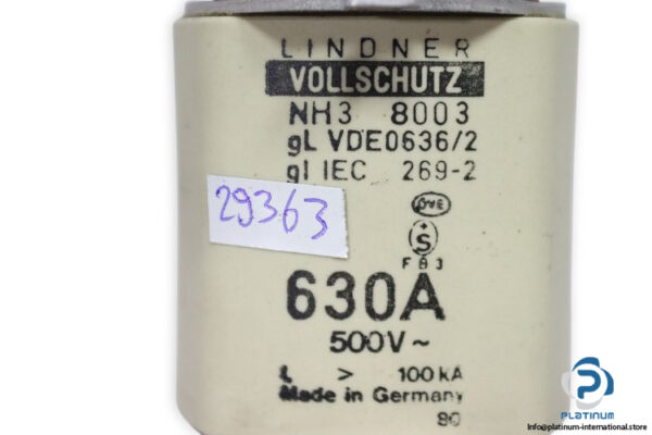 lindner-NH3-8003-fuse-link-(New)-2
