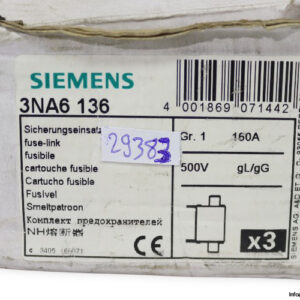 siemens-3NA6-136-fuse-link-(New)-3