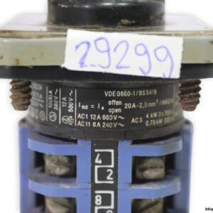 kraus-naimer-C10-rotary-cam-switch-(Used)-2