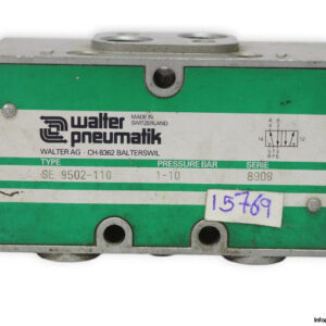 walter-pneumatik-SE-9502-110-single-solenoid-valve-without-coil-(used)-1