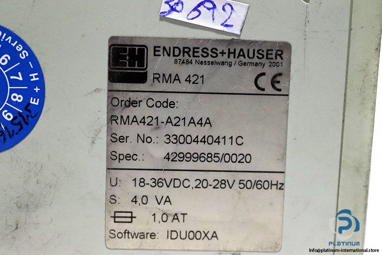 endress-hauser-rma421-a21a4a-process-transmitter(used)-3
