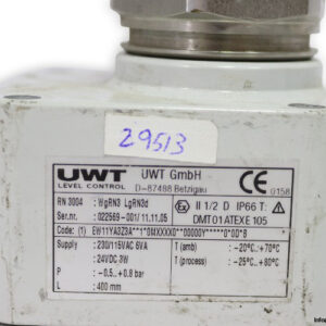 uwt-RN3004-WGRN3LGRN3D-rotary-paddle-level-switch-(Used)-4