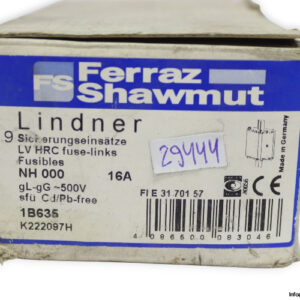 ferraz-shawmut-NH000-GL-GG-16A-500VAC-fuse-link(new)-3
