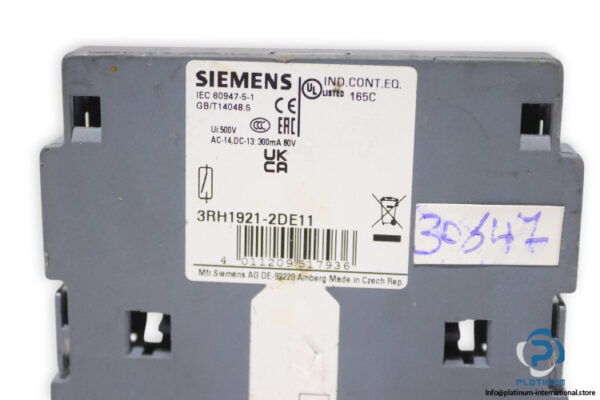siemens-3rh1921-2de11-auxiliary-switch(used)-1