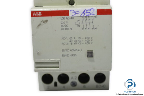 abb-ESB63-40-contactor(used)-1