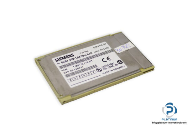siemens-6ES7-952-1AK00-0AA0-memory-card-(Used)