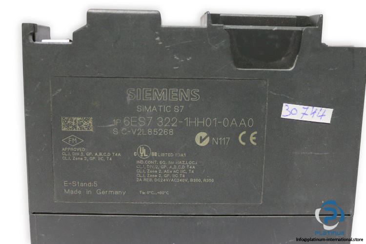 siemens-6ES7-322-1HH01-0AA0-digital-output-module-(Used)-1