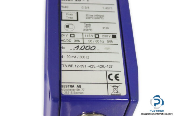 gestra-NRGT-21-1-pressure-level-transmitter-(New)-4