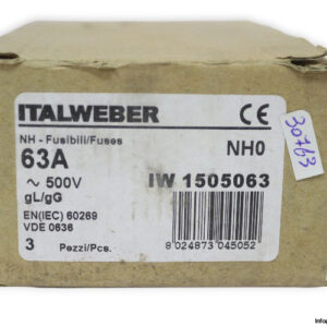 ITALWEBER-NH0-63A-500V-fuse-link(new)-3