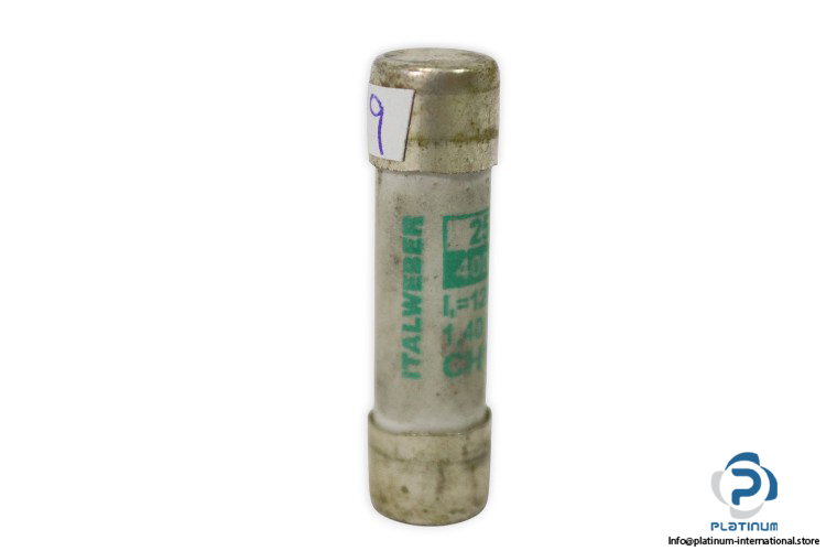 italweber-1422025-25a-400vac-cylindrical-fuse(used)-1