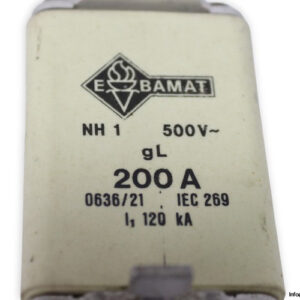 EBAMAT-NH-1-GL-200a-500vac-fuse-link(new)-1