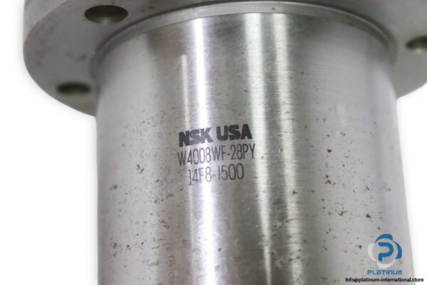 nsk-W4008WF-28PY-14F8-1500-flange-nut-ball-screw-used-2