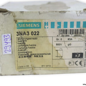 siemens-3NA3-022-fuse-link-(New)-3