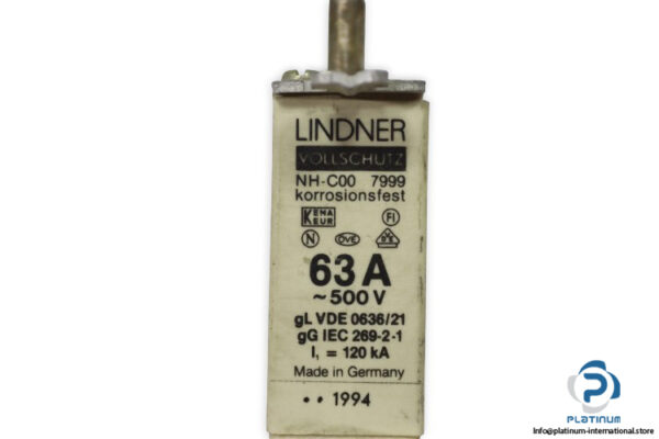 lindner-NH-C00-7999-GL_GG-63a-fuse-link-(New)-1