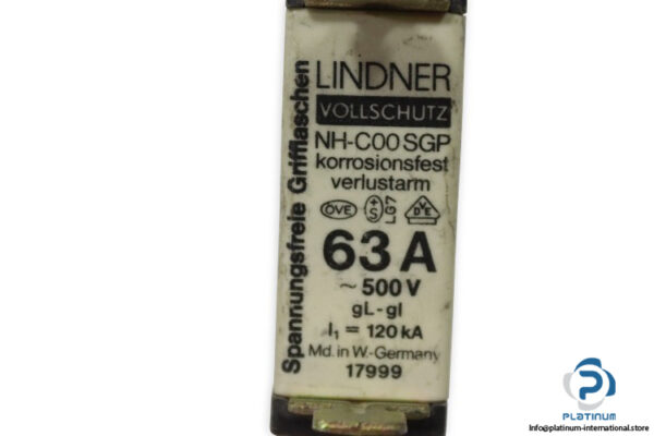 lindner-NH-C00-SGP-GL_GI-63a-fuse-link-(New)-1