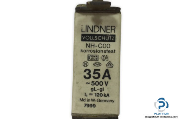 lindner-NH-C00-7999-GL-GI-35a-fuse-link-(New)-1