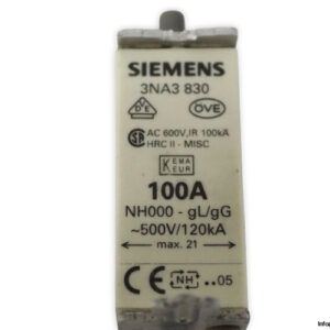 siemens-NH000-3NA3-830-fuse-link-(Used)-1