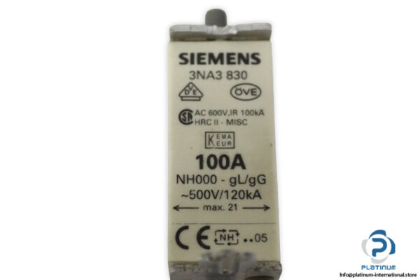 siemens-NH000-3NA3-830-fuse-link-(Used)-1