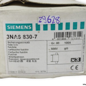 siemens-3NA6-830-7-fuse-link-(New)-3