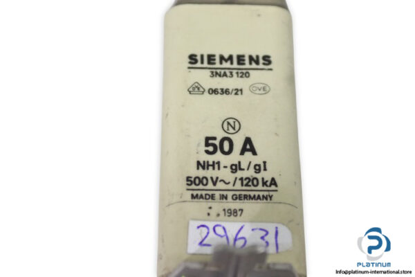 siemens-3NA3120-fuse-link(used)-1