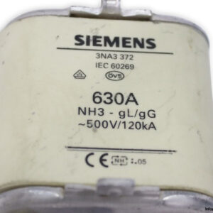 siemens-3NA3372-fuse-link(used)-1