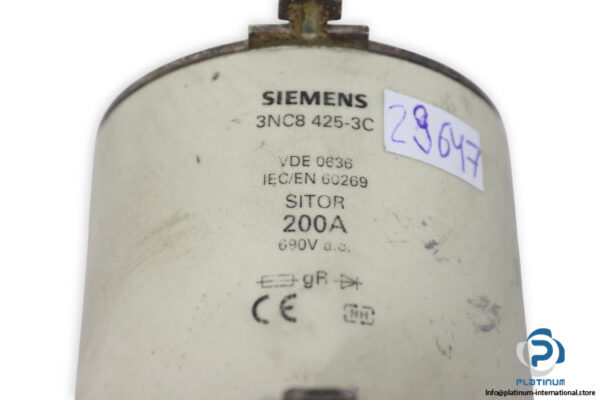 siemens-3NC8425-3C-fuse-link(used)-1