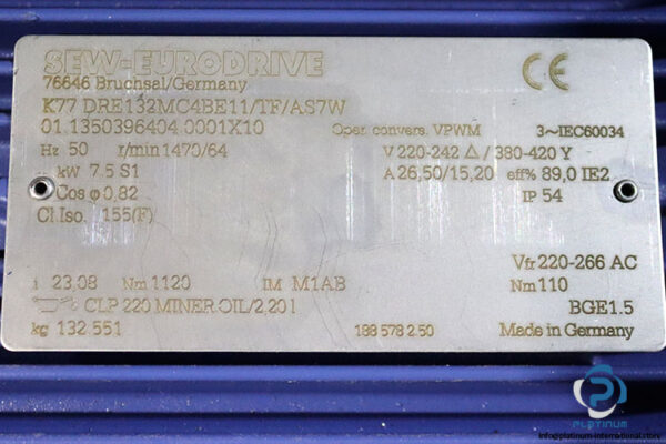 sew-K77-DRE132MC4BE11_TF_AS7W-bevel-helical-gear-new-2