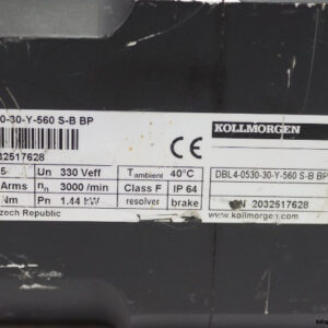 kollmorgen-DBL4-0530-30-Y-560-S-B-BP-servo-motor-used-2