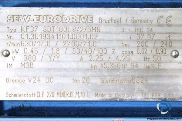 sew-KF37-SDT100L8_2_BMG-bevel-helical-gear-new-5