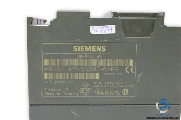 siemens-6ES7-312-5AC00-0AB0-central-processing-unit-(Used)-2