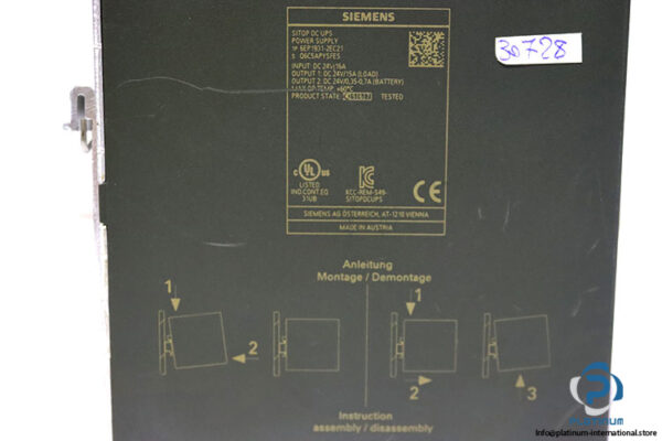 siemens-6EP1931-2EC21-sitop-dc-ups-module-(Used)-2