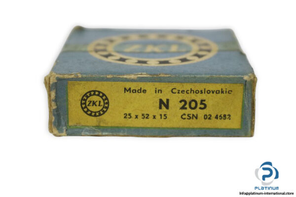 zkl-N-205-cylindrical-roller-bearing-(new)-(carton)-1