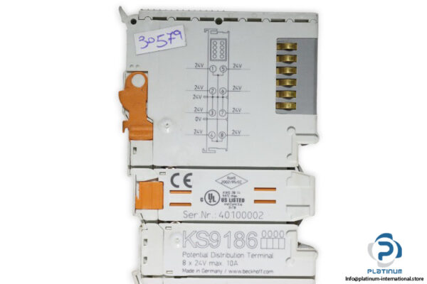 Beckhoff-ks9186-potential-distribution-terminal(used)-3