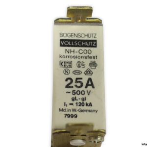 Bogenschutz-nh-c00-25a-500vac-fuse-link(new)-1