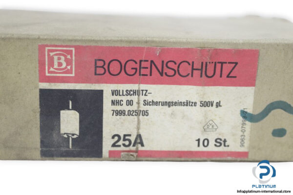 Bogenschutz-nh-c00-25a-500vac-fuse-link(new)-3