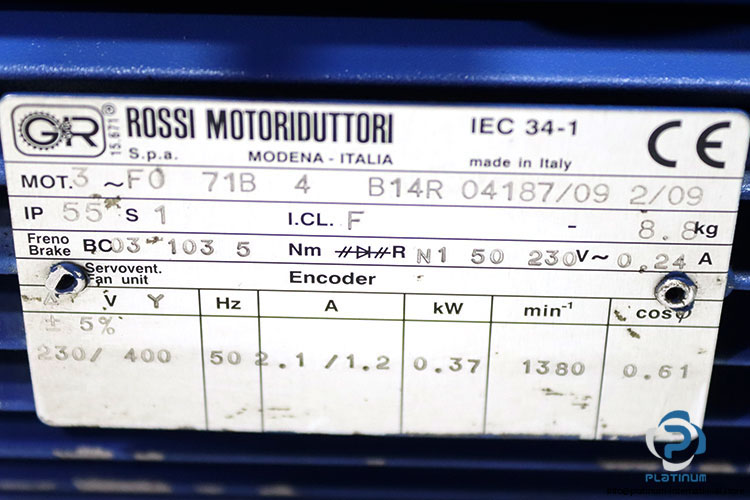 gr-rossi-F0-71B-4-B14R-brake-motor-new-2