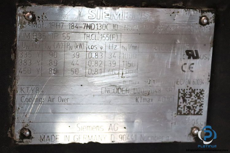 siemens-1PH7-184-7ND130CJ0-asynchronous-motor-used-2
