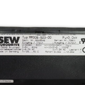 sew-R87-DT100LS-4-BMG-MM30-gear-motor-used-3