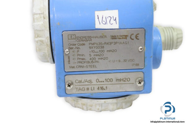 endress-hauser-PMP635-R43P3P1AAG1-pressure-transmitter(used)-1