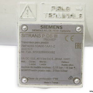 siemens-7MF4033-1DA00-1AA1-Z-pressure-transmitter(used)-1