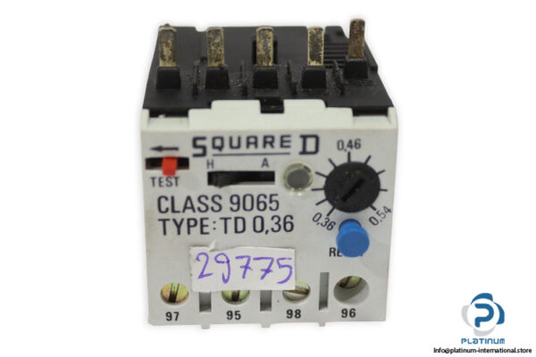 square-d-TD-0.36-thermal-overload-relay-(New)-1