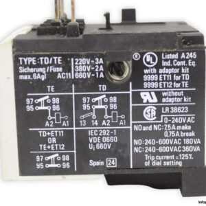 square-d-TD-0.36-thermal-overload-relay-(New)-2