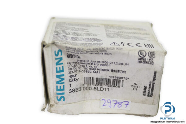 siemens-3SB3000-5LD11-key-operated-switch-actuator-(New)-1
