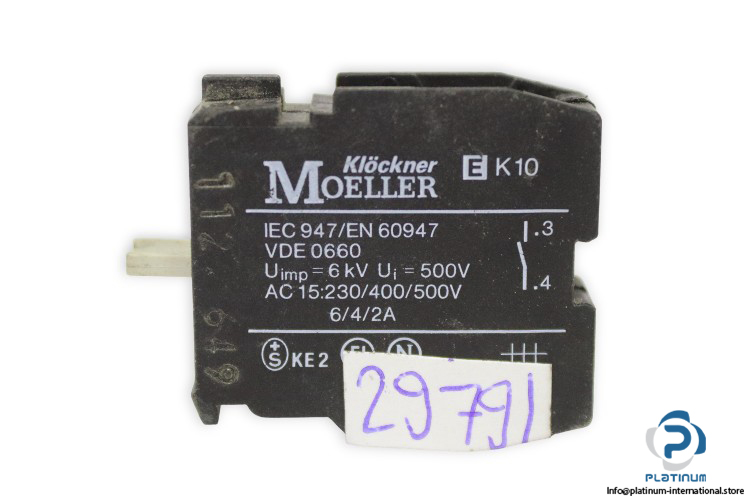 klockner-moeller-EK10-contact-block-(New)-1