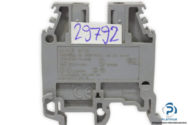 entrelec-M-4_6-5116-terminal-block-(Used)-1