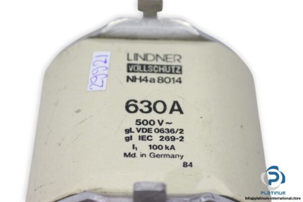 lindner-NH4A8014-100kA-fuse-link-(Used)-1